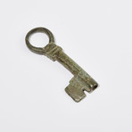 Large Roman Bronze Key // 1St - 3Rd Century AD