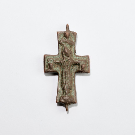 Large Byzantine Bronze Cross  // 8Th-11Th Century AD
