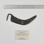 Ancient Celtic Bronze Sickle Blade
