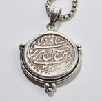 Safavid Ancient Persia // Silver Coin Pendant