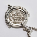Safavid Ancient Persia // Silver Coin Pendant