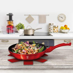 Induction Frypan // 7.9" (Burgundy)