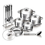 17-Piece Stainless Steel Blaumann Cookware Set