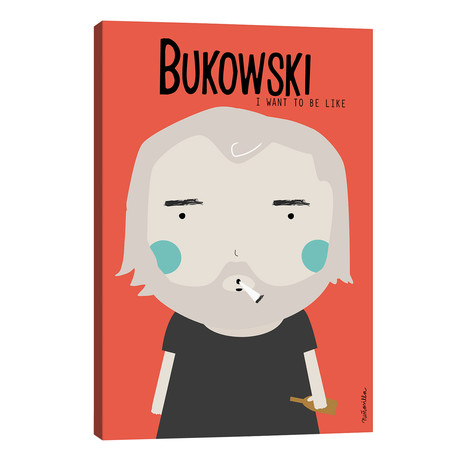 Little Bukowski // Ninasilla (26"W x 40"H x 1.5"D)