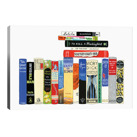 Classic Novels // Ideal Bookshelf (40"W x 26"H x 1.5"D)