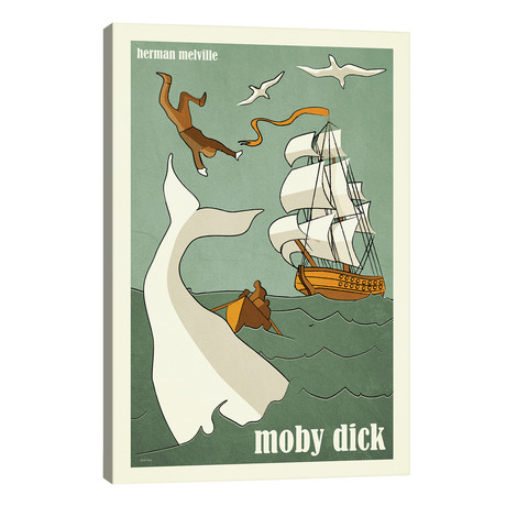 Moby Dick // Claudia Varosio (26"W x 40"H x 1.5"D)