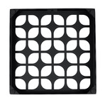 Breeze Block 7" Wall Tile + Trivet // Set of 4 (Matte White)