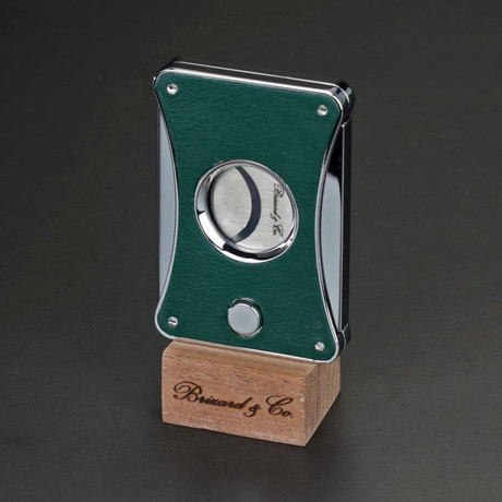 Elite Series 2 Double Guillotine Cutter // Limited Edition // Augusta Green Italian Leather (Augusta Green Italian Leather & Aston Martin)
