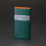 Venezia Fountain Flame Torch Lighter // Limited Edition // Augusta Green Italian Leather