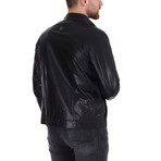 Francesco Leather Jacket // Black (3XL)