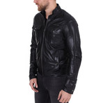 Francesco Leather Jacket // Black (3XL)
