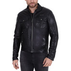 Francesco Leather Jacket // Black (S)
