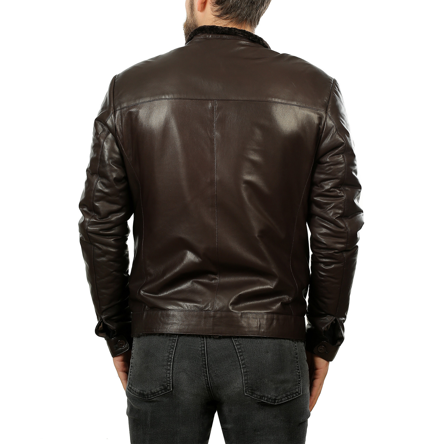 Canyon Leather Jacket // Brown (M) - Franko Armondi - Touch of Modern