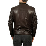 Canyon Leather Jacket // Brown (S)