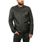 Harry Leather Jacket // Brown (M)