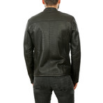 Harry Leather Jacket // Brown (M)