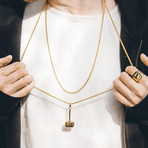 Malleum Pendant + Necklace (Silver)