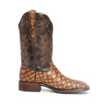 Rodeo Square Boot Ant Eater Print // Brown (US: 11EE)