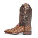 Rodeo Square Boot Ant Eater Print // Brown (US: 10.5EE)