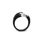 Talon Ring // Silver + Black (10)
