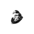 Talon Ring // Silver + Black (12)