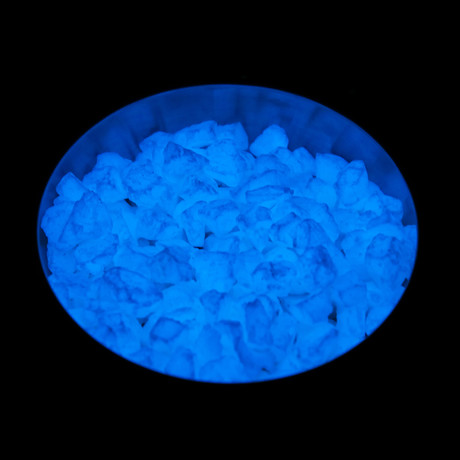 Glow-In-The-Dark Marble Stones // Ethereal Blue // 8-15mm
