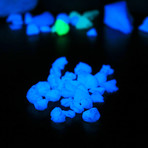 Glow-In-The-Dark Marble Stones // Ethereal Blue