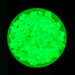 Glow-In-The-Dark Marble Stones // Hot Green // 8-15mm