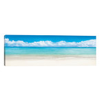 Beach Panorama, Bora Bora, French Polynesia by Jan Becke (60"W x 20"H x 0.75"D)