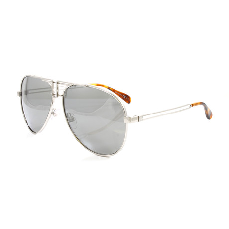 Givenchy // Men's GV7110S Aviator Sunglasses // Silver