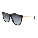 Women's GV7096S Sunglasses // Black + Gold