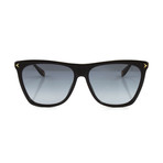 Women's GV7096S Sunglasses // Black + Gold