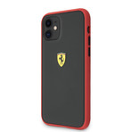 On Track // Black Translucent Case + Red Bumper // iPhone 11 Pro Max