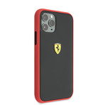 On Track // Black Translucent Case + Red Bumper // iPhone 11 Pro Max