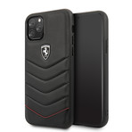 Leather Quilted Hard Case // Black (iPhone 11 Pro)