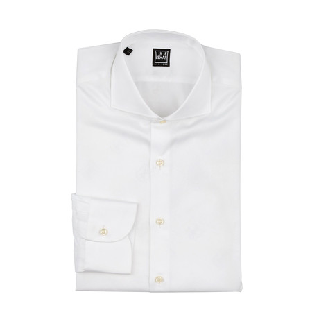 Fredrick Cut-Away Spread Collar Shirt // White (15-32/33)