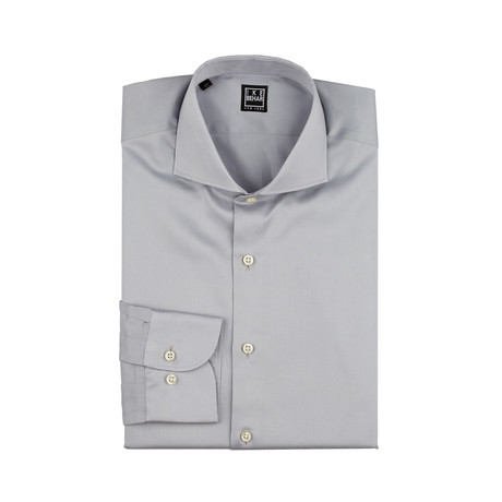 Fredrick Cut-Away Spread Collar Shirt // Gray (15-32/33)