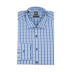 Marcus Medium Spread Collar Shirt I // Blue (15-32/33)