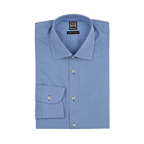 Marcus Medium Spread Collar Shirt II // Blue (15-32/33)