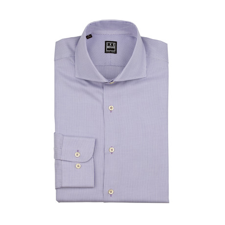 Fredrick Cut-Away Spread Collar Shirt I // Purple (15-32/33)