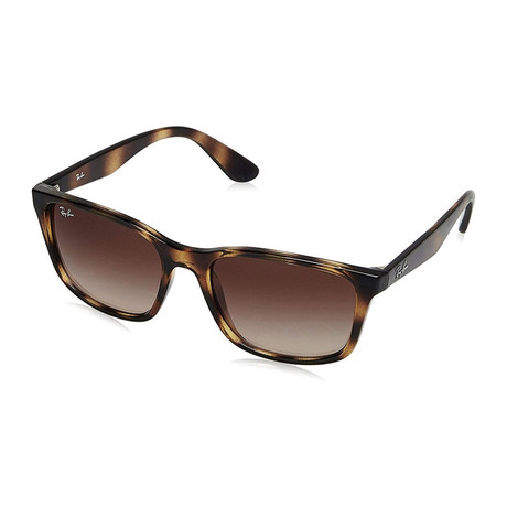 Unisex Wayfarer Sunglasses // Tortoise + Brown Gradient