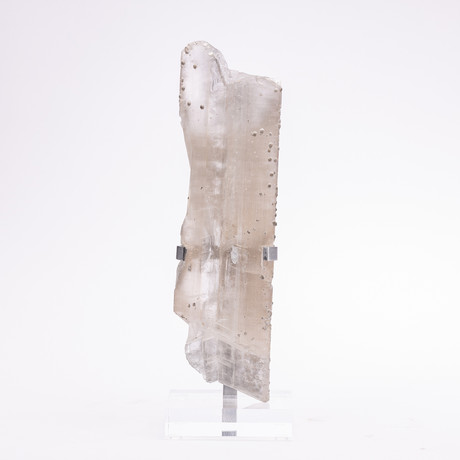 Selenite Crystal + Meta Acrylic Stand // Ver. II