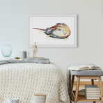 Horseshoe Crab // Framed Painting Print (12"W x 8"H x 1.5"D)