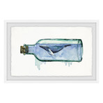 Seaglass // Framed Painting Print (12"W x 8"H x 1.5"D)