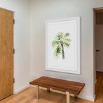 Palm Tree 2 // Framed Painting Print (8"W x 12"H x 1.5"D)