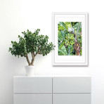 Banana Tree // Framed Painting Print (8"W x 12"H x 1.5"D)