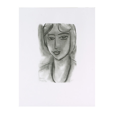 Henri Matisse // Portrait of Paula // 1988 Offset Lithograph
