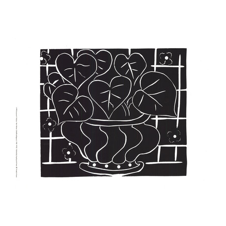 Henri Matisse // Basket of Begonias // 1990 Offset Lithograph 
