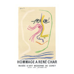 Pablo Picasso // Hommage A Rene Char // 1969 Lithograph