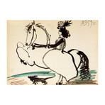 Pablo Picasso // Equestrian, 1959 // 1959 Lithograph